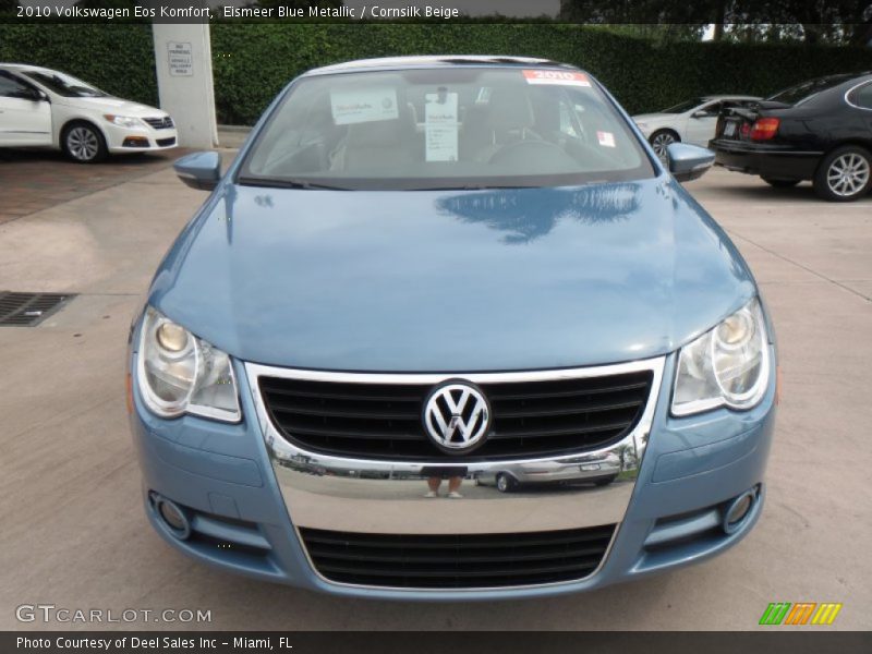 Eismeer Blue Metallic / Cornsilk Beige 2010 Volkswagen Eos Komfort