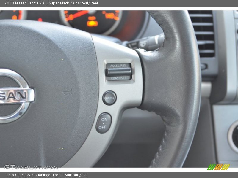 Super Black / Charcoal/Steel 2008 Nissan Sentra 2.0