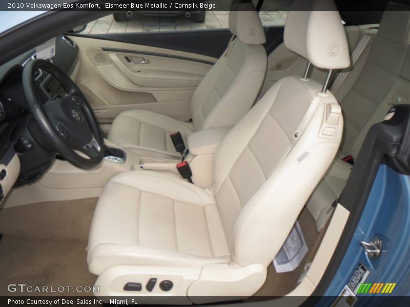Eismeer Blue Metallic / Cornsilk Beige 2010 Volkswagen Eos Komfort