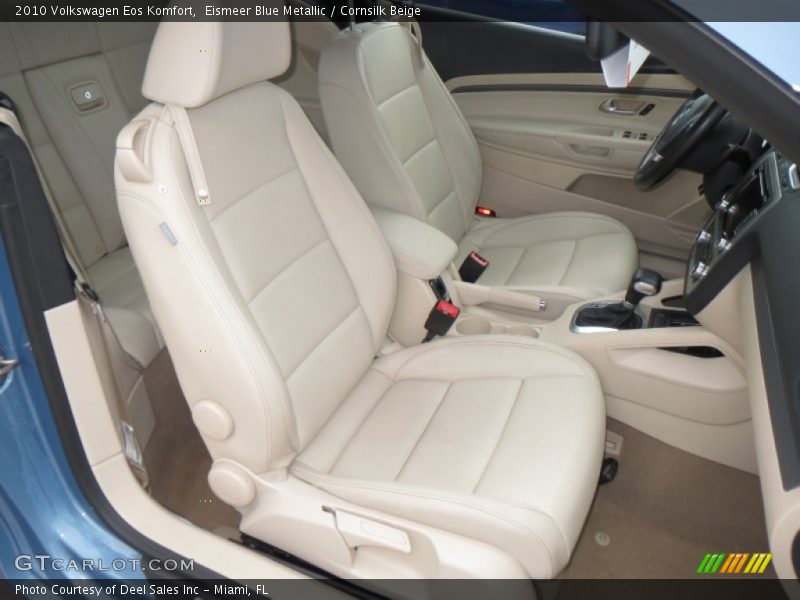 Eismeer Blue Metallic / Cornsilk Beige 2010 Volkswagen Eos Komfort