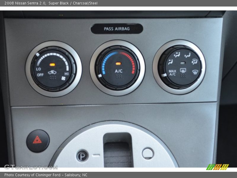 Super Black / Charcoal/Steel 2008 Nissan Sentra 2.0