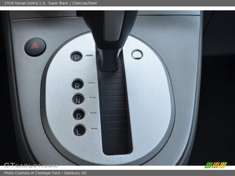 Super Black / Charcoal/Steel 2008 Nissan Sentra 2.0