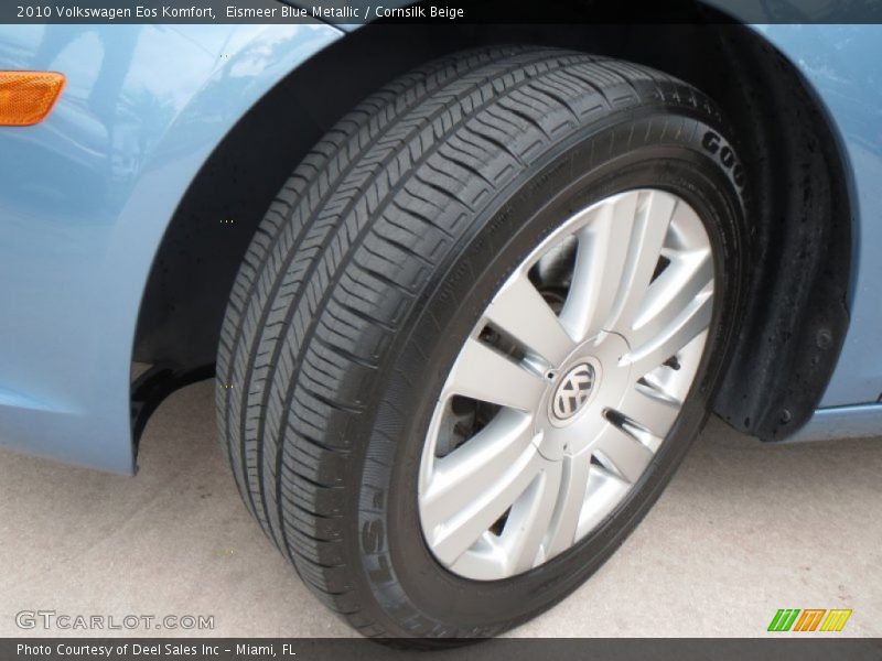 Eismeer Blue Metallic / Cornsilk Beige 2010 Volkswagen Eos Komfort