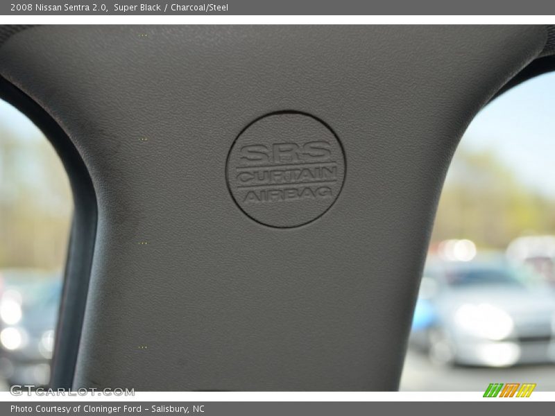 Super Black / Charcoal/Steel 2008 Nissan Sentra 2.0