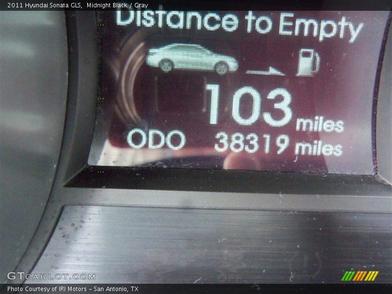 Midnight Black / Gray 2011 Hyundai Sonata GLS
