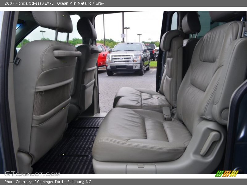 Ocean Mist Metallic / Gray 2007 Honda Odyssey EX-L