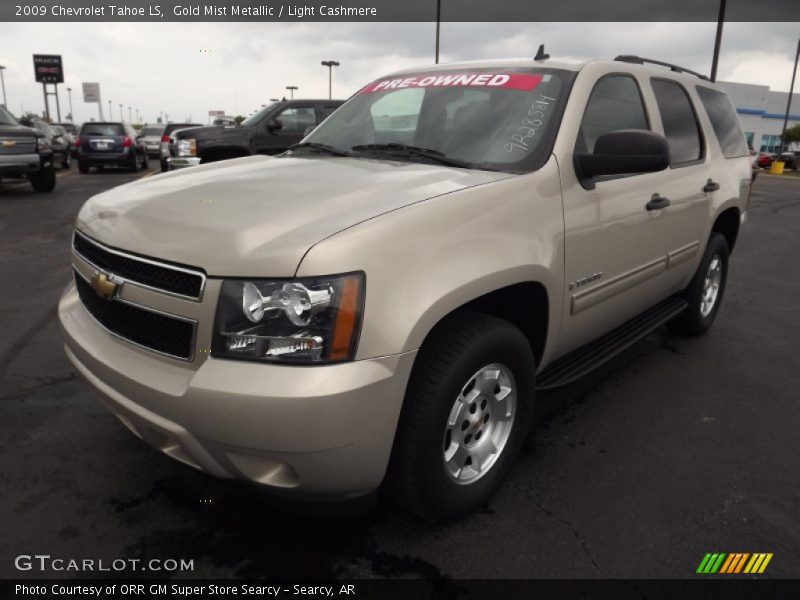 Gold Mist Metallic / Light Cashmere 2009 Chevrolet Tahoe LS