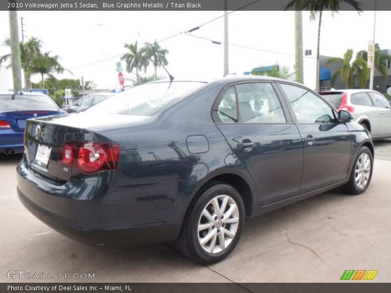 Blue Graphite Metallic / Titan Black 2010 Volkswagen Jetta S Sedan