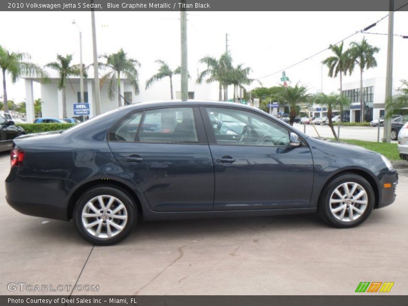 Blue Graphite Metallic / Titan Black 2010 Volkswagen Jetta S Sedan