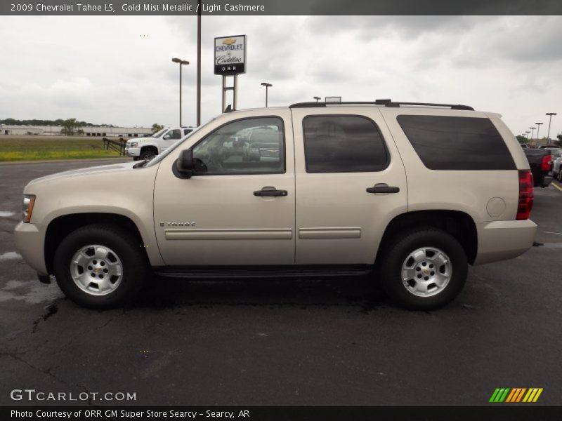 Gold Mist Metallic / Light Cashmere 2009 Chevrolet Tahoe LS