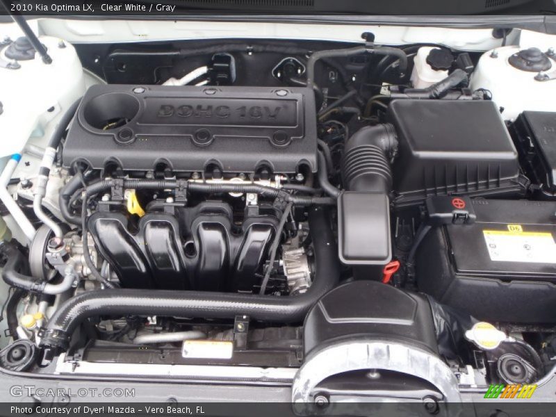  2010 Optima LX Engine - 2.4 Liter DOHC 16-Valve CVVT 4 Cylinder