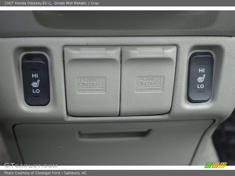 Ocean Mist Metallic / Gray 2007 Honda Odyssey EX-L