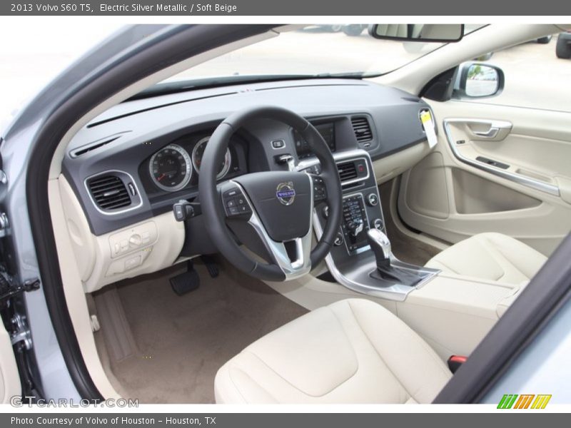 Electric Silver Metallic / Soft Beige 2013 Volvo S60 T5