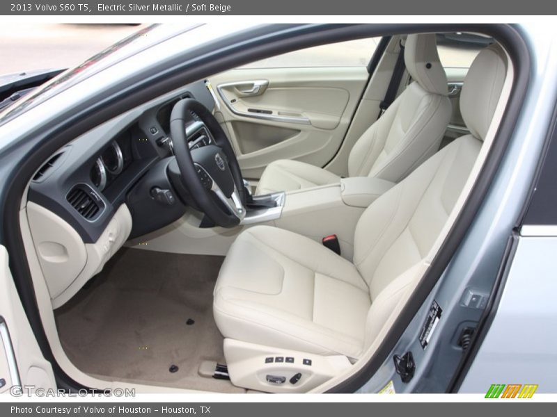 Electric Silver Metallic / Soft Beige 2013 Volvo S60 T5
