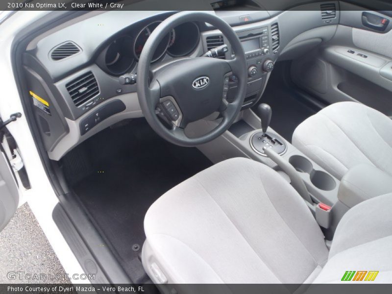 Gray Interior - 2010 Optima LX 