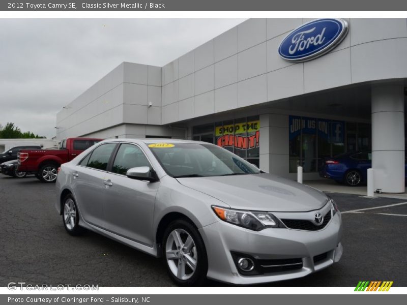 Classic Silver Metallic / Black 2012 Toyota Camry SE