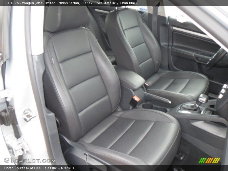 Front Seat of 2010 Jetta Limited Edition Sedan