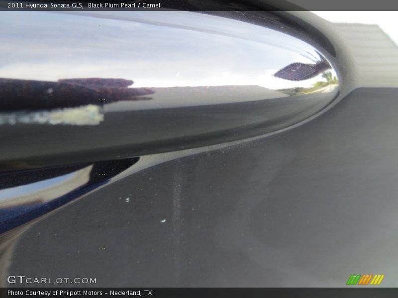 Black Plum Pearl / Camel 2011 Hyundai Sonata GLS