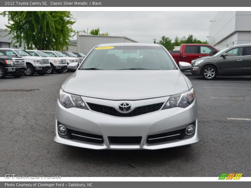 Classic Silver Metallic / Black 2012 Toyota Camry SE