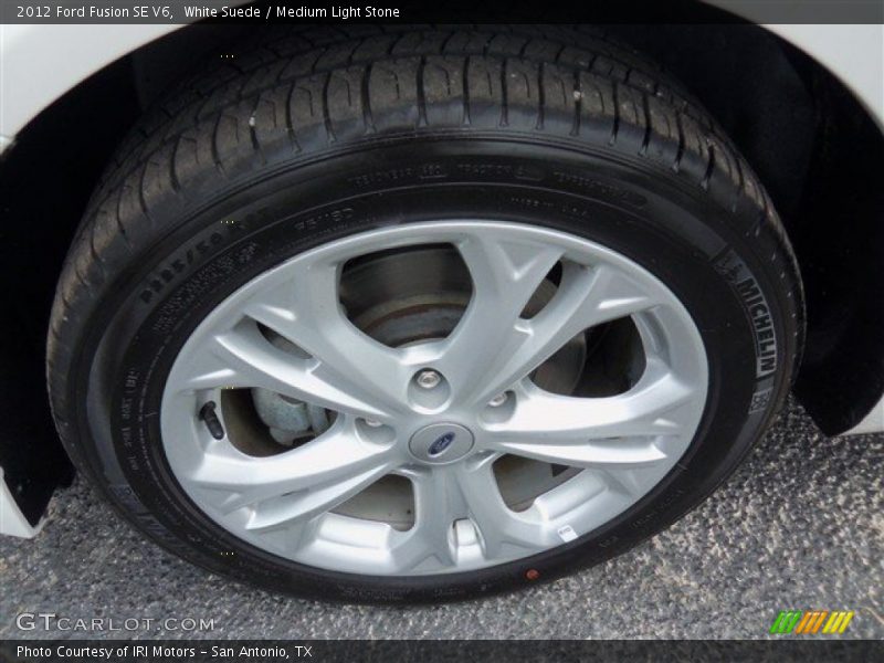 White Suede / Medium Light Stone 2012 Ford Fusion SE V6