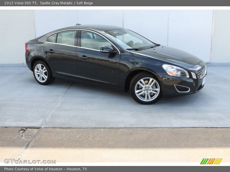 Saville Grey Metallic / Soft Beige 2013 Volvo S60 T5