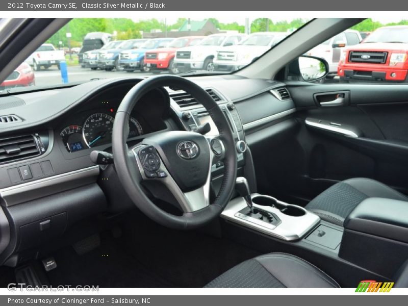 Classic Silver Metallic / Black 2012 Toyota Camry SE