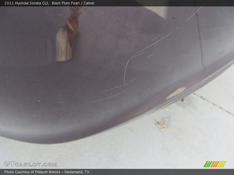 Black Plum Pearl / Camel 2011 Hyundai Sonata GLS