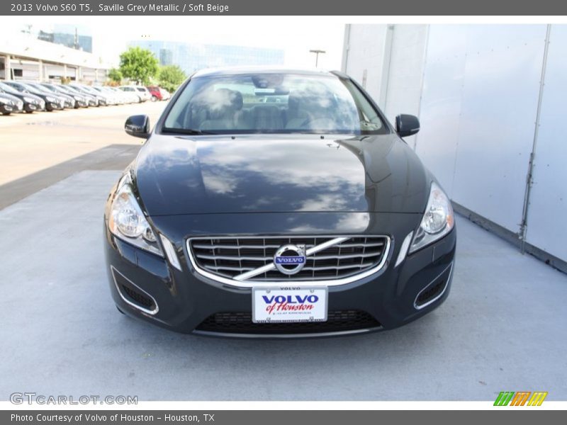 Saville Grey Metallic / Soft Beige 2013 Volvo S60 T5