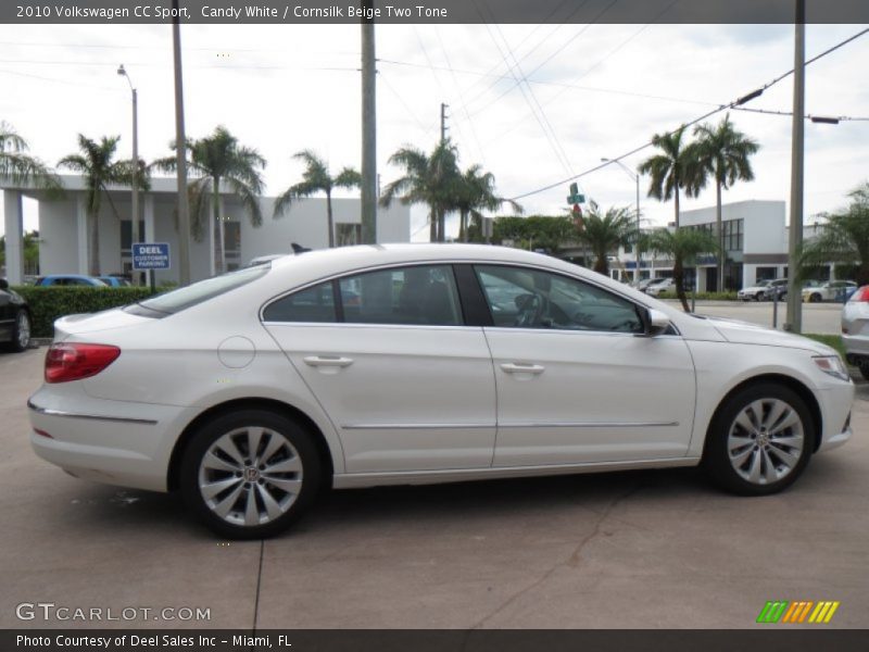 Candy White / Cornsilk Beige Two Tone 2010 Volkswagen CC Sport