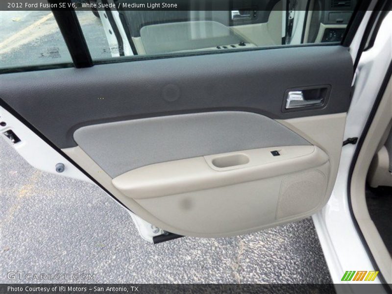 White Suede / Medium Light Stone 2012 Ford Fusion SE V6