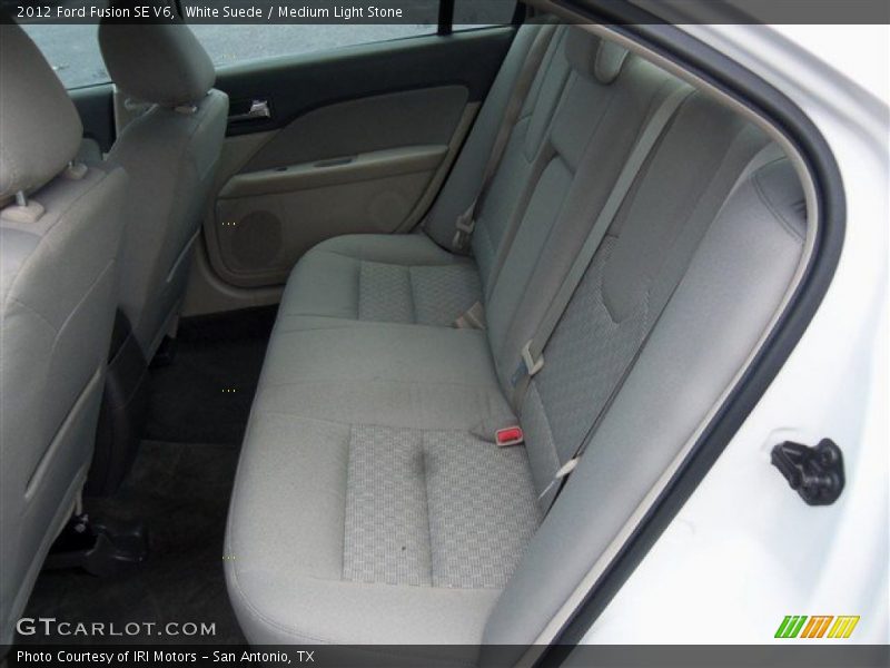 White Suede / Medium Light Stone 2012 Ford Fusion SE V6