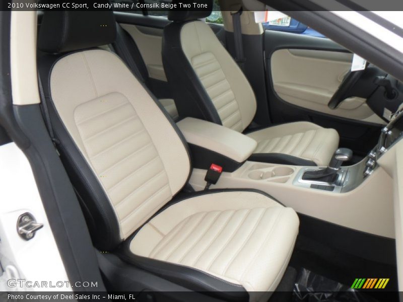 Candy White / Cornsilk Beige Two Tone 2010 Volkswagen CC Sport