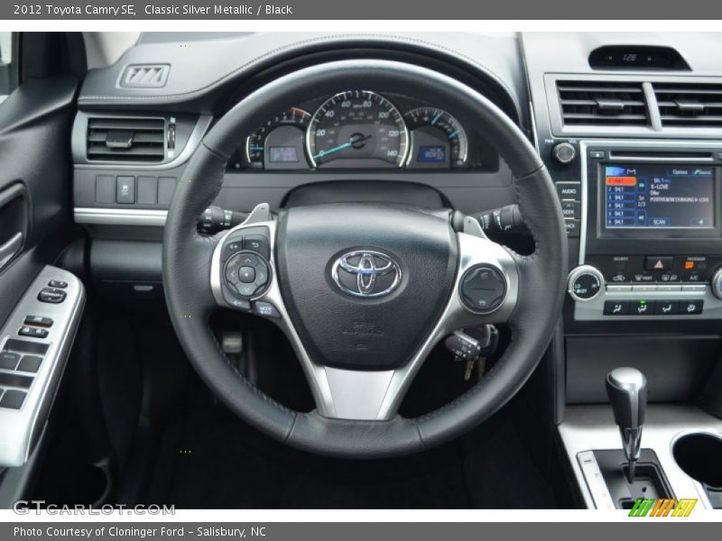 Classic Silver Metallic / Black 2012 Toyota Camry SE