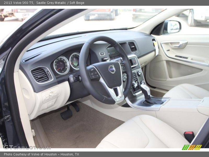 Saville Grey Metallic / Soft Beige 2013 Volvo S60 T5