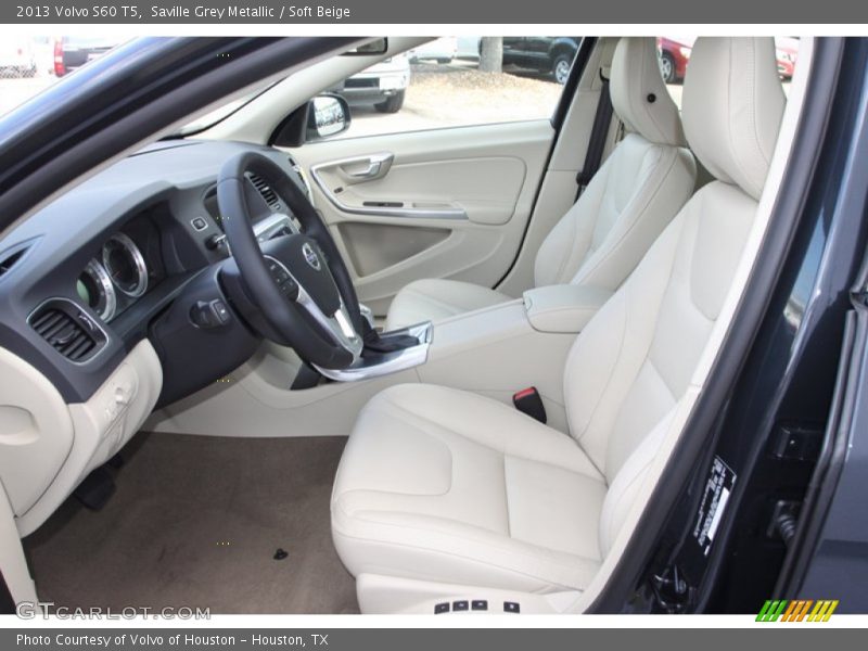 Saville Grey Metallic / Soft Beige 2013 Volvo S60 T5