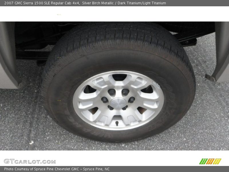  2007 Sierra 1500 SLE Regular Cab 4x4 Wheel