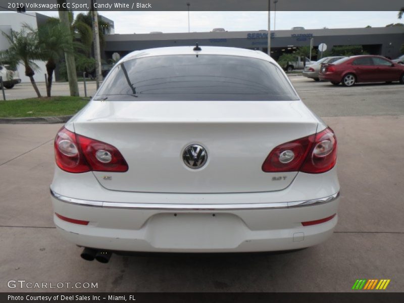 Candy White / Black 2010 Volkswagen CC Sport
