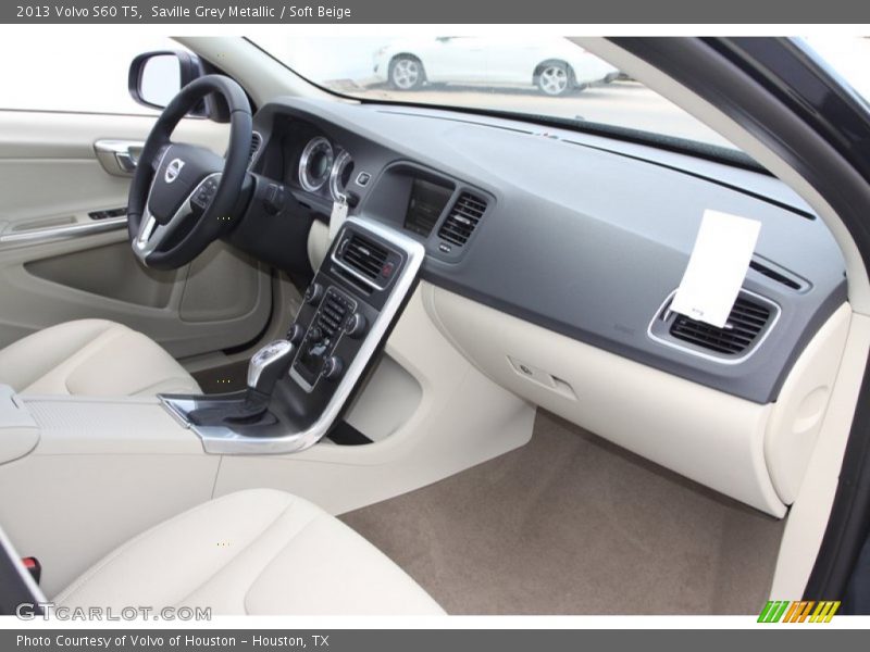 Saville Grey Metallic / Soft Beige 2013 Volvo S60 T5