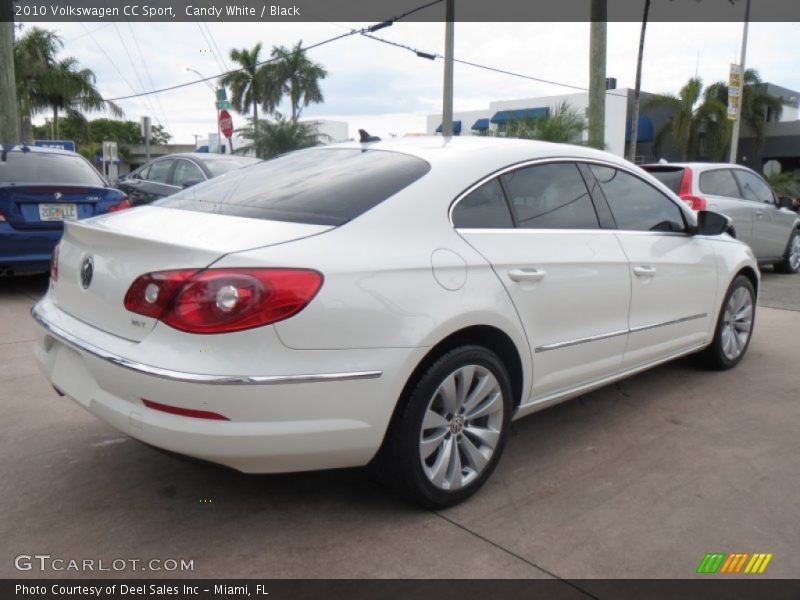 Candy White / Black 2010 Volkswagen CC Sport