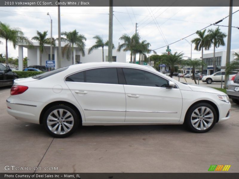 Candy White / Black 2010 Volkswagen CC Sport