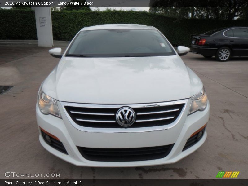 Candy White / Black 2010 Volkswagen CC Sport