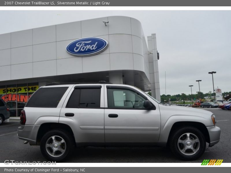 Silverstone Metallic / Light Gray 2007 Chevrolet TrailBlazer LS