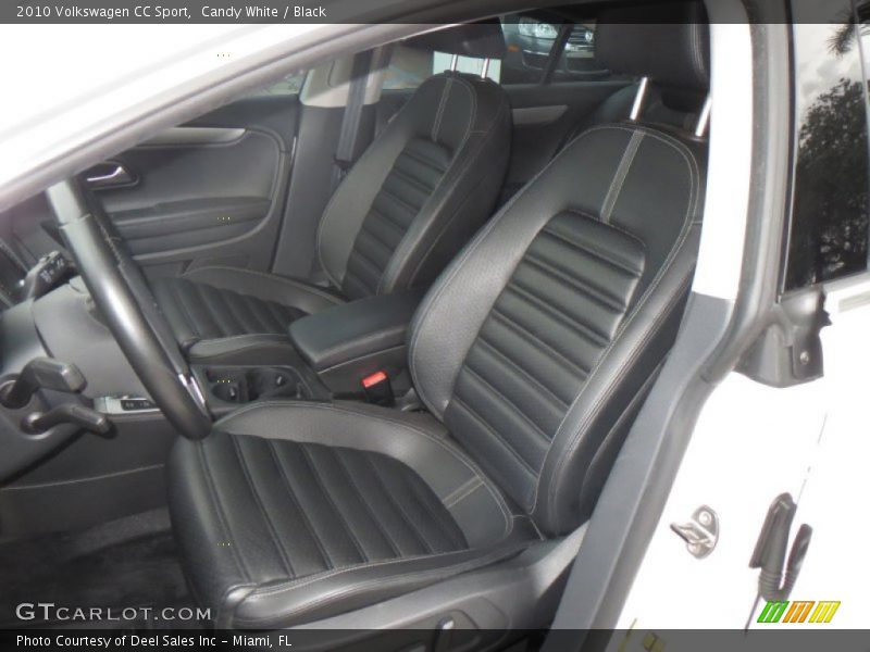 Candy White / Black 2010 Volkswagen CC Sport