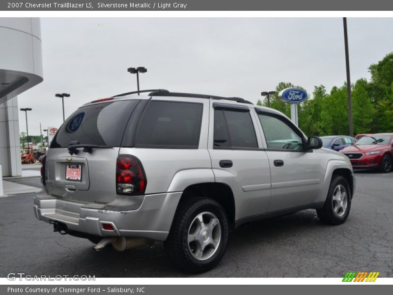 Silverstone Metallic / Light Gray 2007 Chevrolet TrailBlazer LS