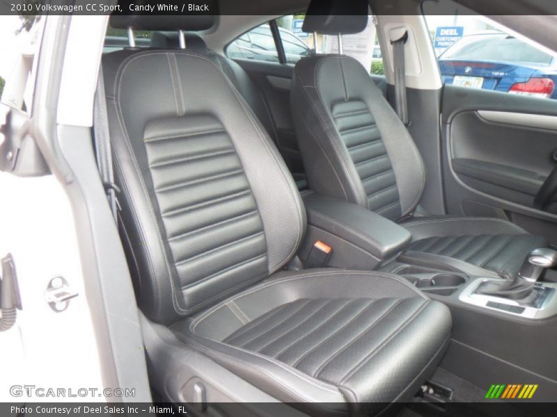 Candy White / Black 2010 Volkswagen CC Sport