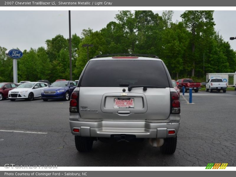 Silverstone Metallic / Light Gray 2007 Chevrolet TrailBlazer LS