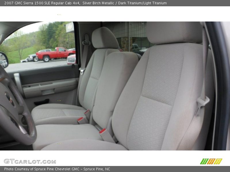 Silver Birch Metallic / Dark Titanium/Light Titanium 2007 GMC Sierra 1500 SLE Regular Cab 4x4