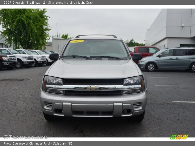 Silverstone Metallic / Light Gray 2007 Chevrolet TrailBlazer LS