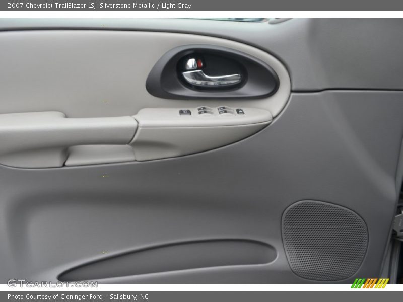 Silverstone Metallic / Light Gray 2007 Chevrolet TrailBlazer LS