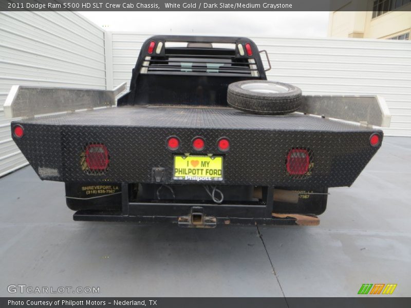 White Gold / Dark Slate/Medium Graystone 2011 Dodge Ram 5500 HD SLT Crew Cab Chassis